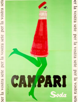 Campari Soda by Franz Marangolo 1968 Corre col tempo original