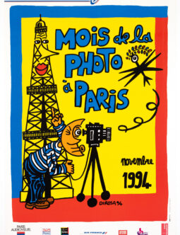 Mois de La Photo a Paris by Herve Dirosa 1994 original serigraphie