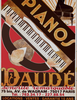Pianos Daude (1975) – Official printing by Daude, Paris