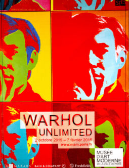 ANDY WARHOL "Warhol Unlimited" 2016 ORIGINAL VINTAGE POP ART POSTER