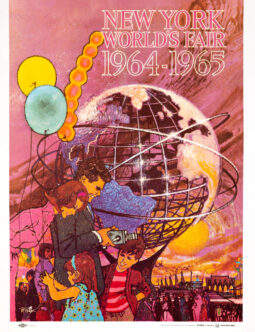 Bob Peak – New York World’s Fair (1961 Copyright, 1964–65 Fair) Original Poster on Linen