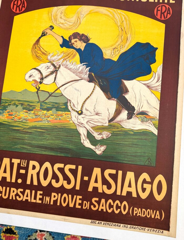 China Rossi Asiago Italian liquor poster