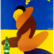 perrier-embrace-by-bernard-villemot-1981-original-printing-vintage-poster-on-linen (1)