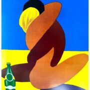 perrier-embrace-by-bernard-villemot-1981-original-printing-vintage-poster-on-linen (2)