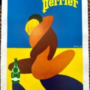 perrier-embrace-by-bernard-villemot-1981-original-printing-vintage-poster-on-linen (3)