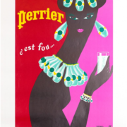 perrier-femme-noir-by-bernard-villemot-1977-original-vintage-poster-on-linen (3)