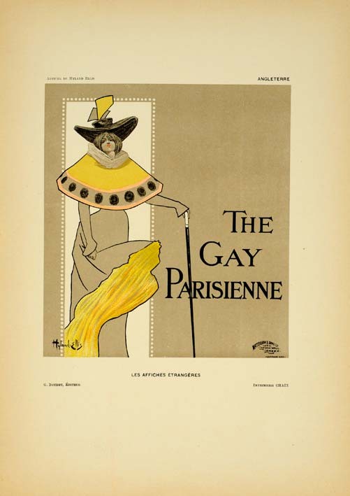 The gay parisienne by Ellis for Les Affiches Etrangeres 1894