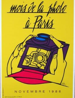Mois de La Photo a Paris by Valerio Adami 1986 original serigraphie