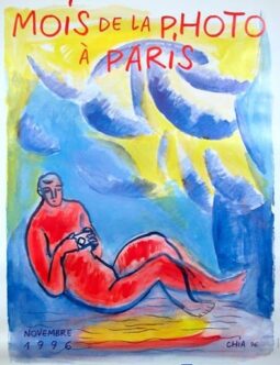 Mois de La Photo a Paris by Sandro Chia 1996 original serigraphie