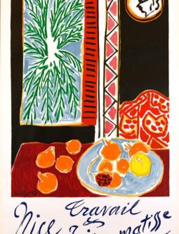 Henri Matisse Nice Travail & Joie 1947 original stone lithograph