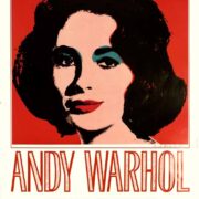 Elizabeth Taylor by ANDY WARHOL Exhibition ORIGINAL VINTAGE POP ART POSTER