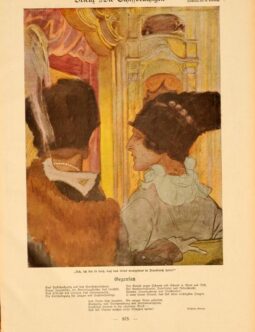 Simplicissimus 1913 Brieur by Dudovich on linen original