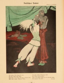 Simplicissimus Schnackenberg 1913 Russian Ballet Nijinsky Sheherazade