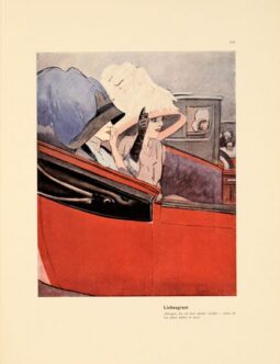 Corso Italia 1913 by Marcello Dudovich chromolithographic plate