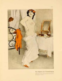 Corso Italia 1913 by Marcello Dudovich chromolithographic plate