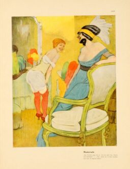 Corso Italia 1913 by Marcello Dudovich chromolithographic plate