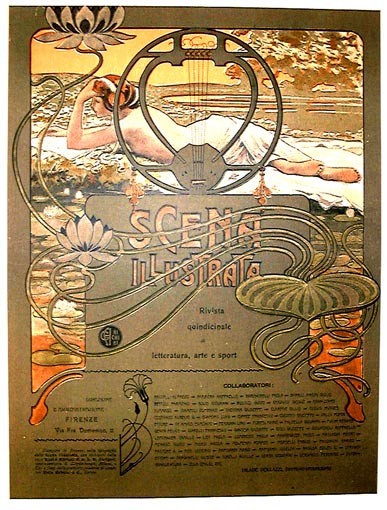 Scena Illustrata Arts Literature Theatre Music by Giuseppe Anichini 1900