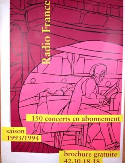 Radio France 150 Concerts a Paris by Valerio Adami 1993/4