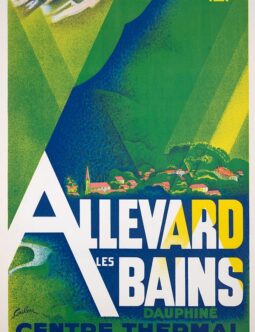 Allevard les Bains PLM French Railways by Eric Coulon c1930