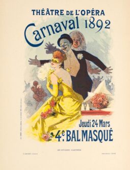 Carnaval by Cheret 1892 for Les Affiches Illustrees
