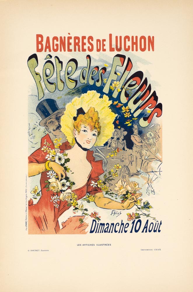 Fete des fleurs by Cheret 1894 for Les Affiches Illustrees