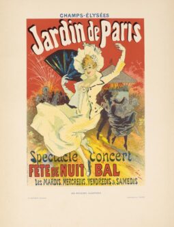 Jardin de Paris by Cheret 1894 for Les Affiches Illustrees