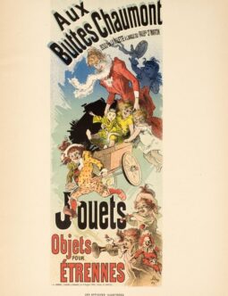 Aux Buttes Chaumont by Cheret 1894 for Les Affiches Illustrees