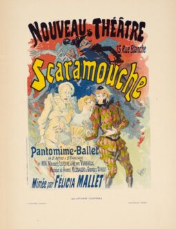 Scaramouche by Cheret 1894 for Les Affiches Illustrees