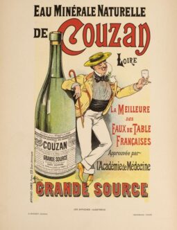 Eau Minerale de Couzan by Guillaume 1894 for Les Affiches Illustrees