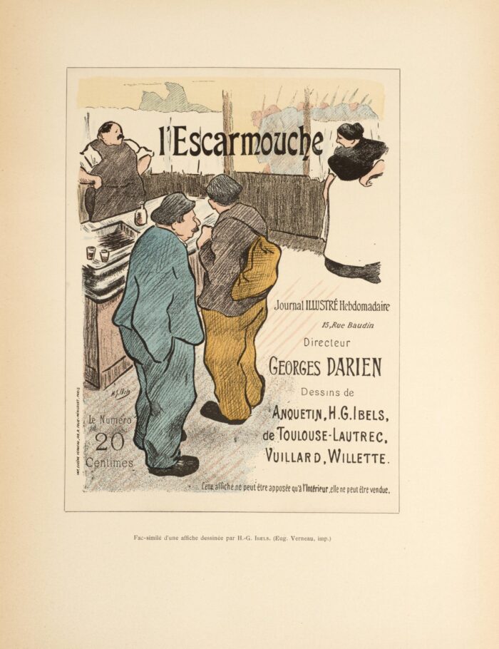 L'Escarmouche by Ibels 1894 for Les Affiches Illustrees