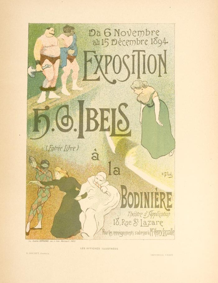 Exposition by Ibels 1894 for Les Affiches Illustrees