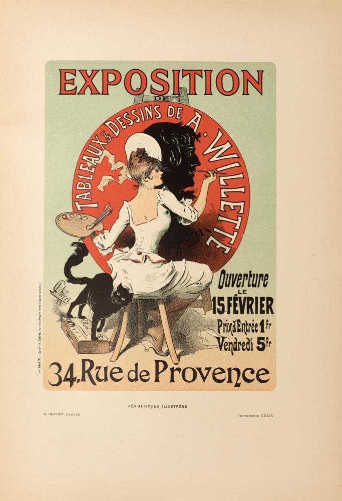 Exposition by Willete 1894 for Les Affiches Illustrees