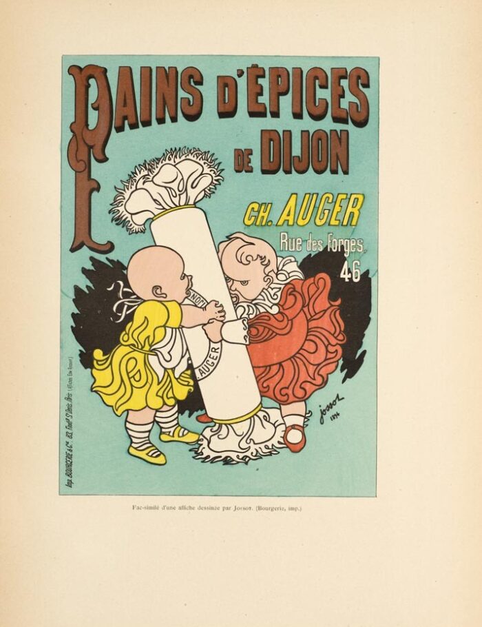 Pain d'epices de Dijon by Jossot 1894 for Les Affiches Illustrees