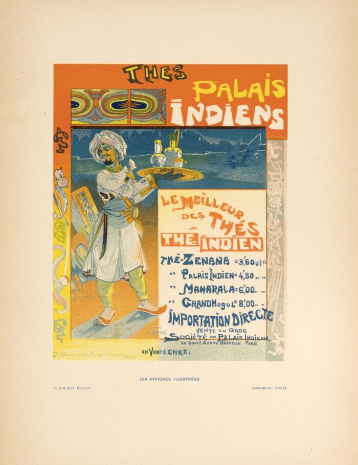 Thes palais indiens 1894 for Les Affiches Illustrees