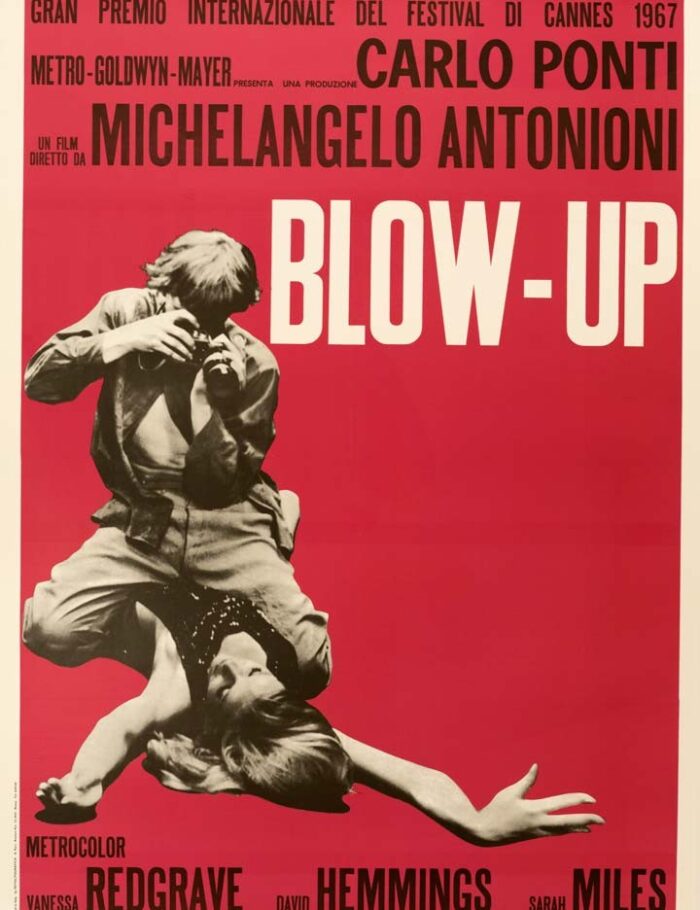 Blowup by Michelangelo Antonioni original 1970 Cinema Poster