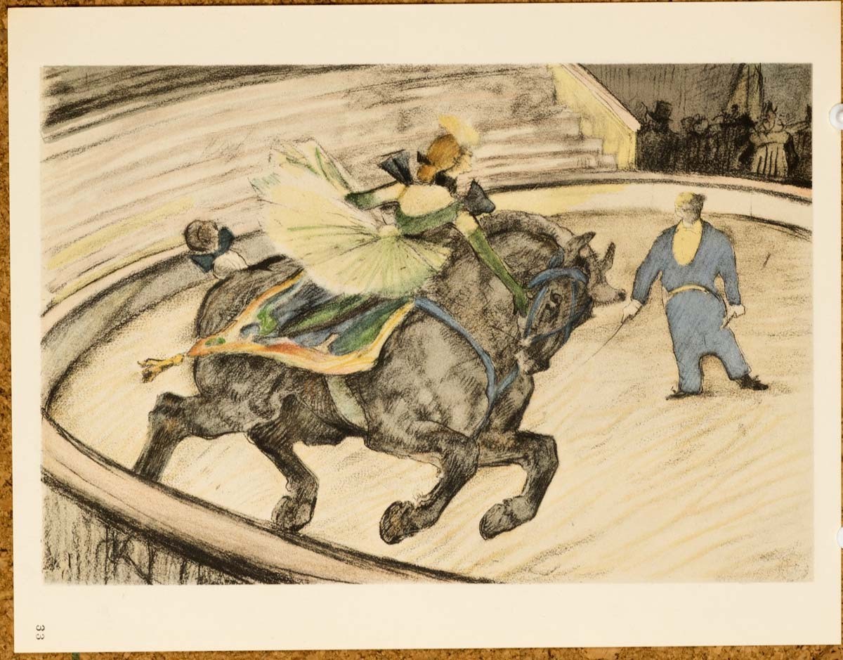 Henri de Toulouse Lautrec Au Cirque Images of The Circus 1952