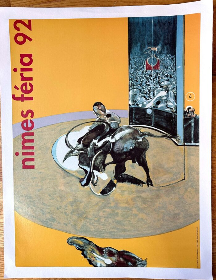 Francis Bacon 1969/1992 Feria Nimes original serigraphie large