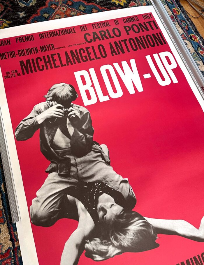 Blowup by Michelangelo Antonioni original 1970 Cinema Poster