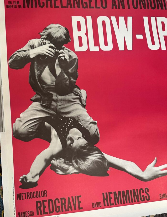 Blowup by Michelangelo Antonioni original 1970 Cinema Poster