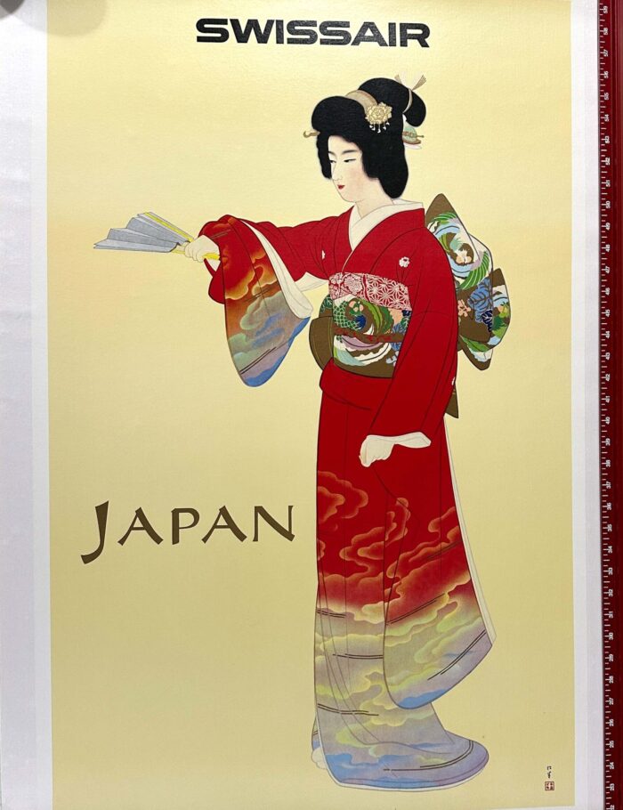 Swissair Japan 1968 by Uemura Shoko