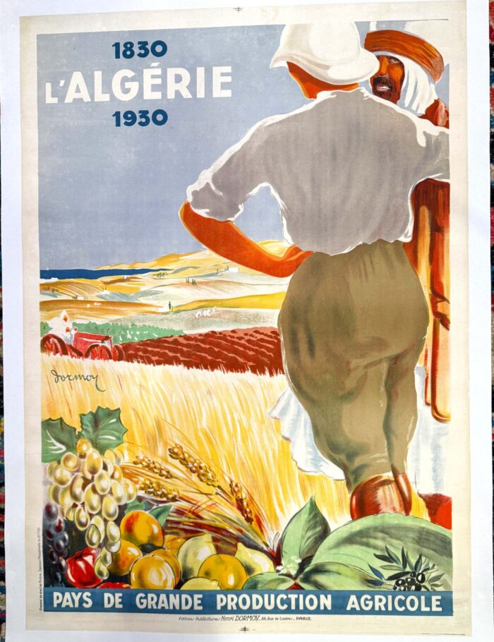 1830-1930 L'Algerie Pays de Agricole by Henri Dormoy