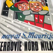 S Maurizio Ferrovie Nord Milano by Carlo Dradi ski destination poster