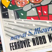 S Maurizio Ferrovie Nord Milano by Carlo Dradi ski destination poster