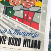 S Maurizio Ferrovie Nord Milano by Carlo Dradi ski destination poster