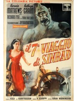 the 7th Voyage of Sinbad Kerwin Mathew original 1958 Ray Harryhausen