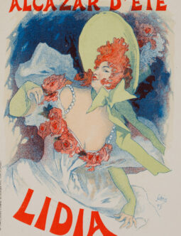 Alcazar d’ete Lidia — Cheret (1894) — Original Les Affiches Illustrees
