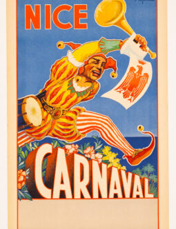 Carnaval de Nice by Beglia 1954 original lithograph