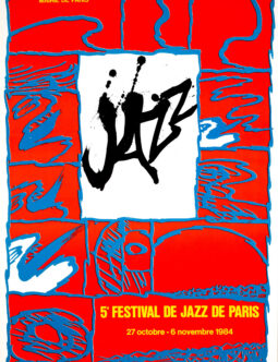 Pierre Alechinsky – Jazz Festival (1984) Original Serigraph Poster – Studio Paris