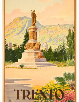 Trento by Silvestri c1930 Enit Italian travel poster