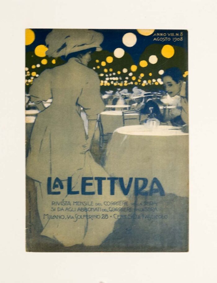 La Lettura by Marcello Dudovich 1908 Monthly Journal